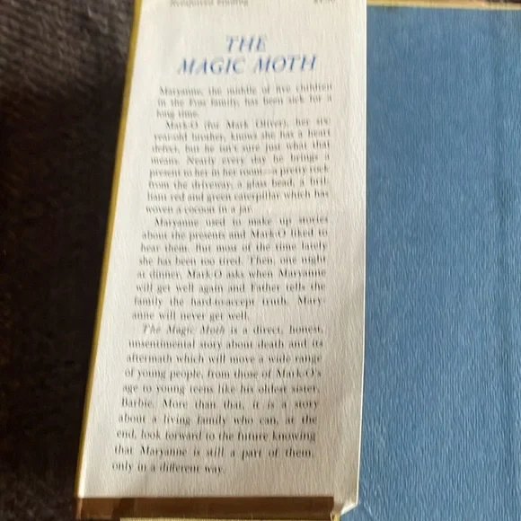 The Magic Moth by Virginia Lee Book/ Vintage 1972 - Picture 2 of 6